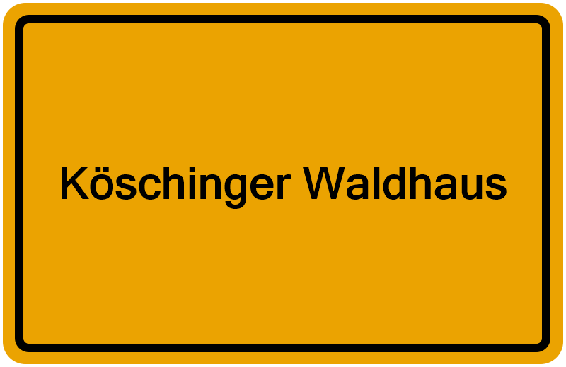 Handelsregisterauszug Köschinger Waldhaus